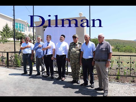 Şəhidlər abidəsinin açılışı. Dilman, Hacman, Xatman.