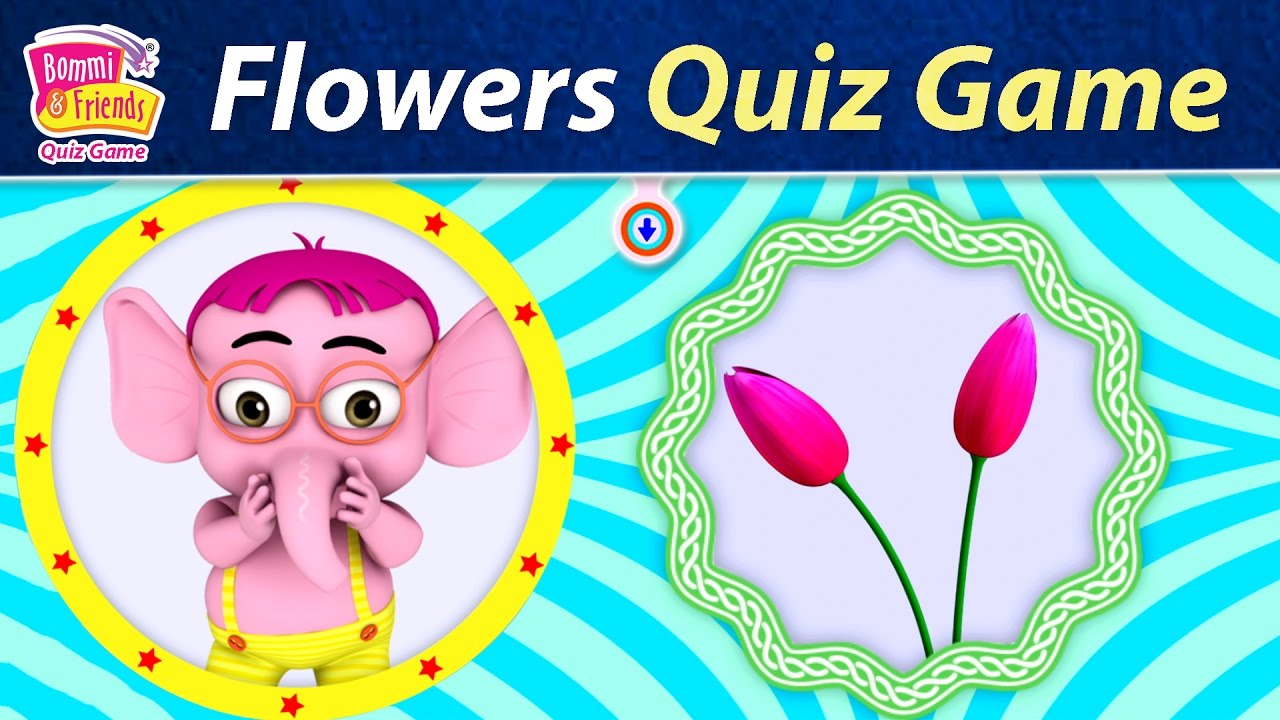 Flowers Quiz Game For Kids bommiandfriendstamilchannel, 