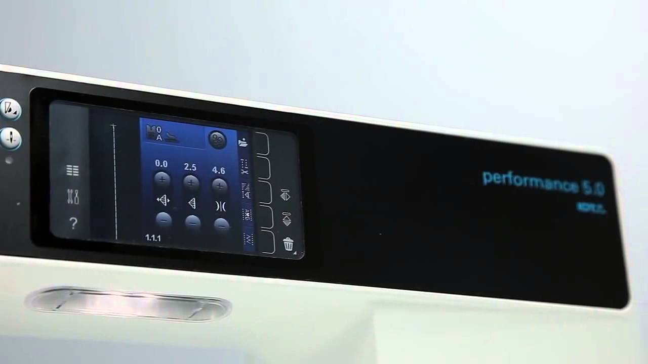 Pfaff Performance 5.0 YouTube