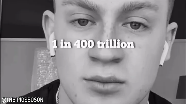 1 in 400 trillion the odds of you actually existin...