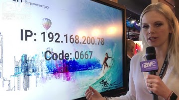 ISE 2018: CTOUCH Shows Laser Nova Touch Display