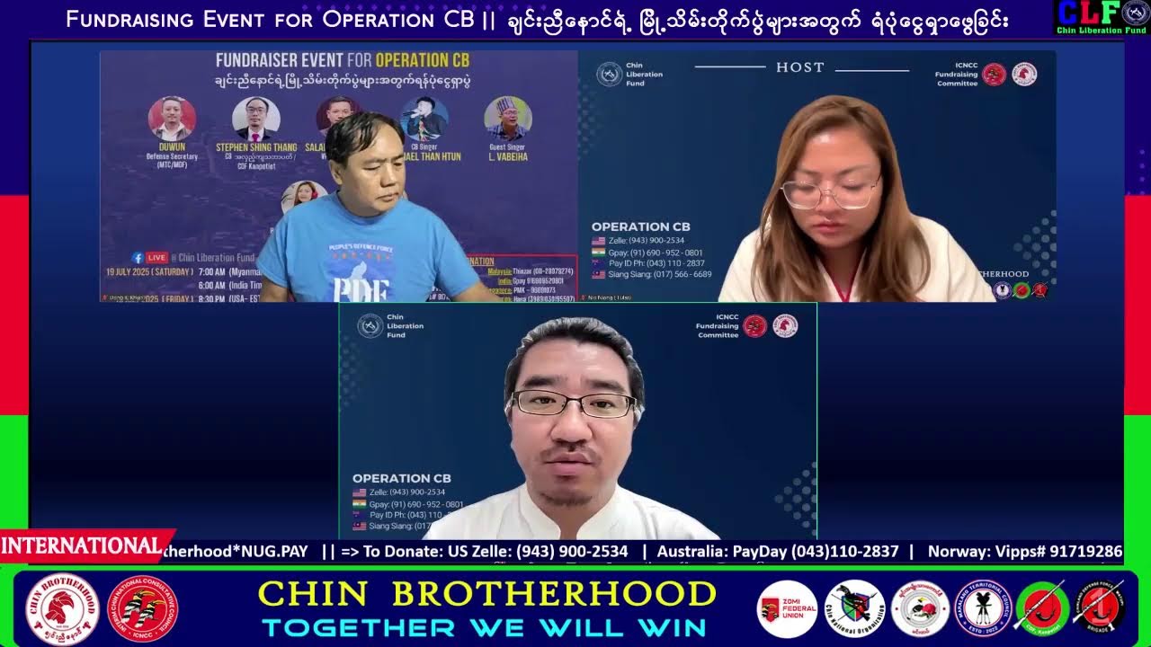 Chin Liberation Fund Live Stream