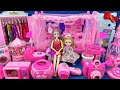 18 Minutes Satisfying with Unboxing Barbie Princess Wardrobe Dress Up Playset ASMR | Review Toys