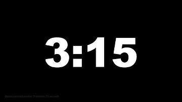 3 minutes 15 seconds [195 secs] clock timer countdown || Alarm Focus