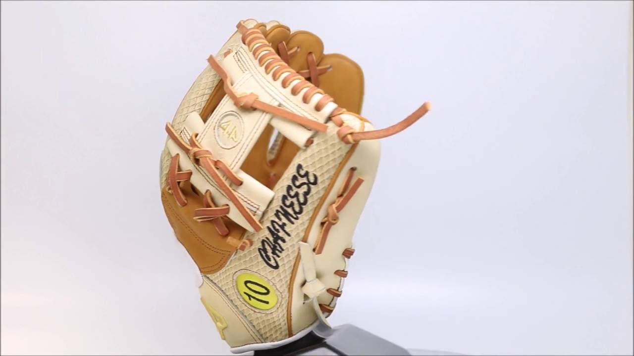 44 Pro Custom Baseball Glove Signature Series Blonde Snakeskin Tan I web