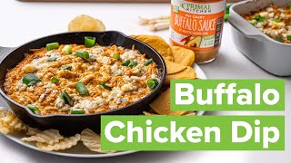 Keto Buffalo Chicken Dip | Primal Kitchen Buffalo Sauce Recipe