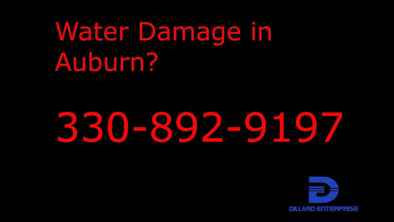 Auburn Water Damage Repair