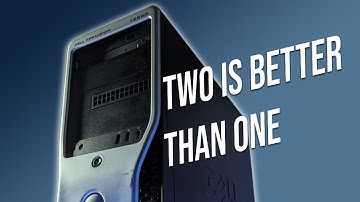 This Dell Workstation has TWO CPUS!!