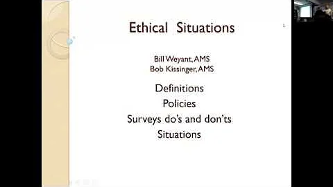 Ethical situations for surveyors by Capt Bill Weya...