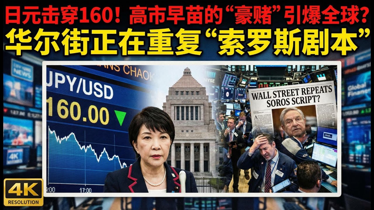 【Boss说日本】日元击穿160！高市早苗的“豪赌”引爆全球？华尔街正在重复“索罗斯剧本”