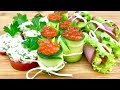 3 ПРАЗДНИЧНЫЕ ЗАКУСКИ НА НОВЫЙ 2019 ГОД! ОВОЩНАЯ, МЯСНАЯ, РЫБНАЯ !!! / 3 FESTIVE SNACK