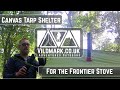 Canvas Tarp Shelter | For use with the Anevay Frontier Stove.