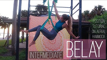 Intermediate Belay Tutorial on Aerial Hammock