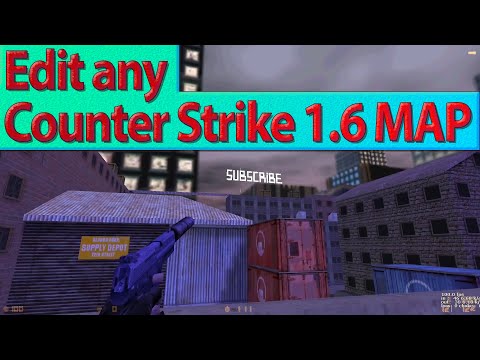 Edit any Counter Strike 1.6 map, GoldSource tutorial, Hammer Editor guide, CS1.6 maps making.