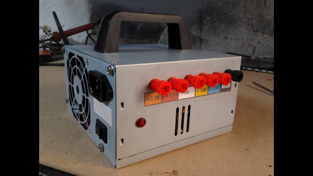 Costruire alimentatore multiplo da atx pc youtube