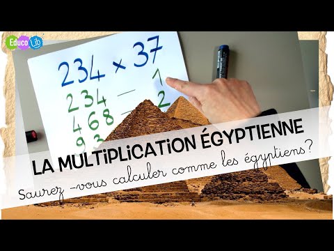 Vidéo: Quand la méthode égyptienne de multiplication a-t-elle été inventée ?