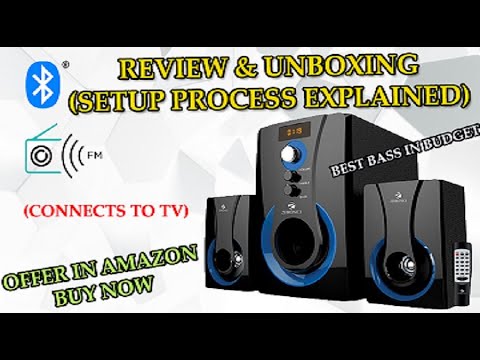 zebronics sw2490 rucf 2.1 channel multimedia speakers