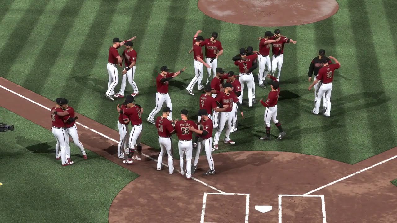 MLB The Show 20 Arizona Diamondbacks World Series Celebration YouTube