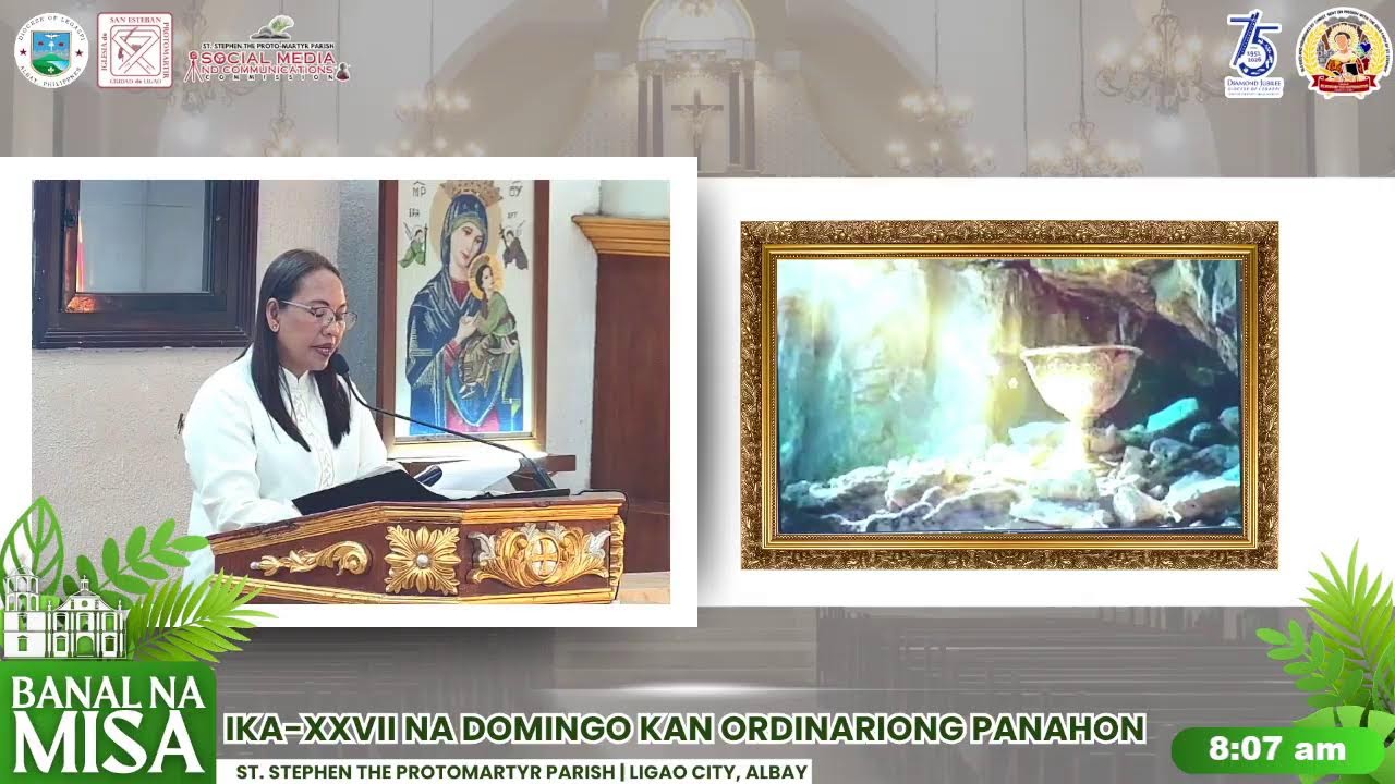 Banal na Misa| IKA-XXVII NA DOMINGO KAN ORDINARIONG PANAHON