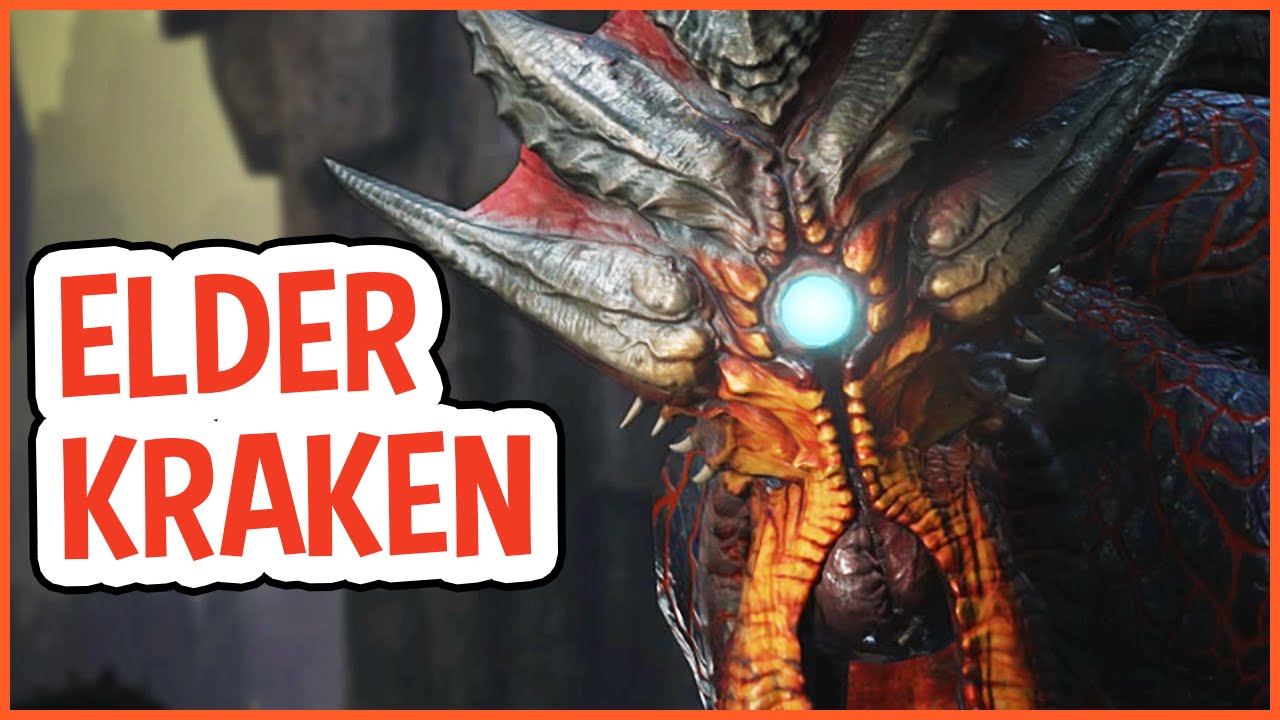 Evolve Stage 2 - THE ELDER KRAKEN AND HIS WIGGLY FACE