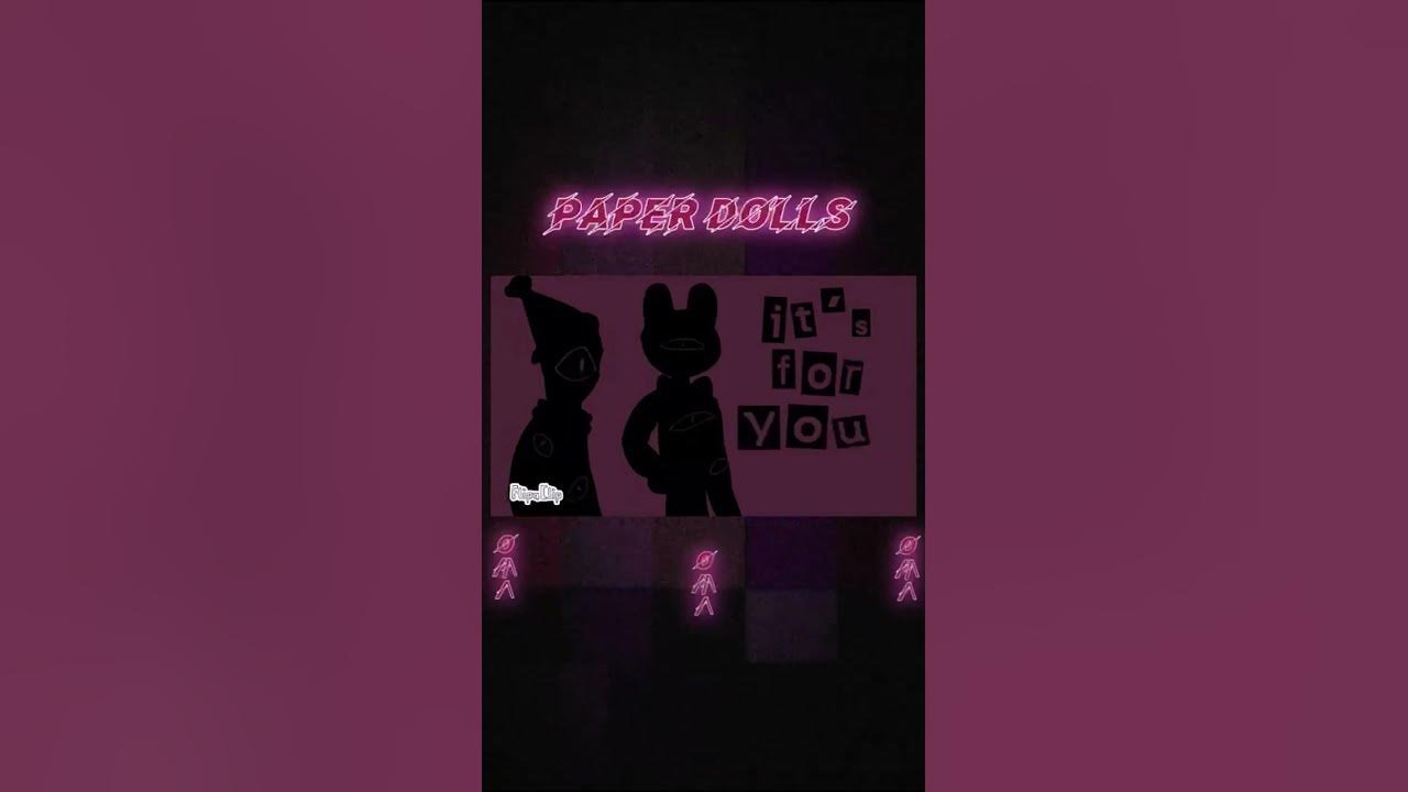 Paper Dolls | Animation ft Jax from TADC #jax #tadc #stomachbook #animation #angst