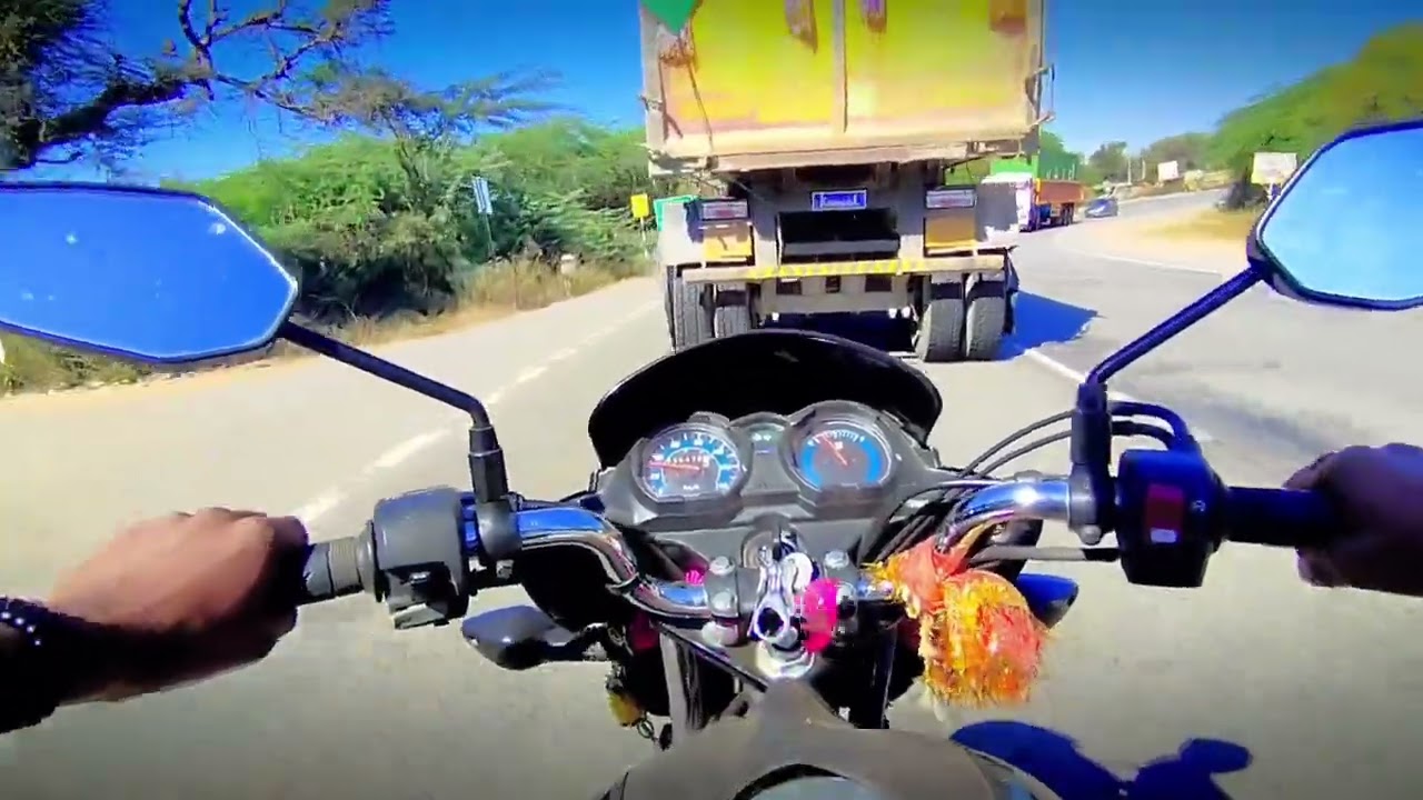 POV Motorcycle Ride on Highway | Smooth Riding Experience 