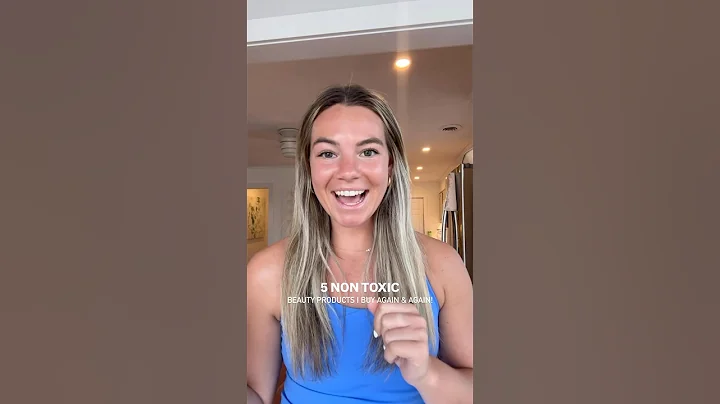 5 NON TOXIC products I buy AGAIN & AGAIN! #nontoxicbeauty #nontoxic #makeup #cleanbeauty