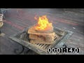 Pull start fire demo with time  pull start fire