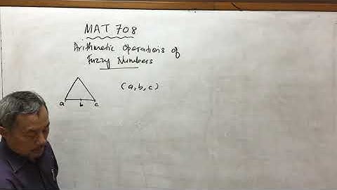Fuzzy Numbers - Addition