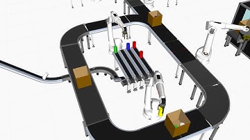 Simulation of assembly line