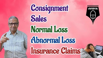 Accounting Entries for Consignment Goods Loss and Insurance Claims