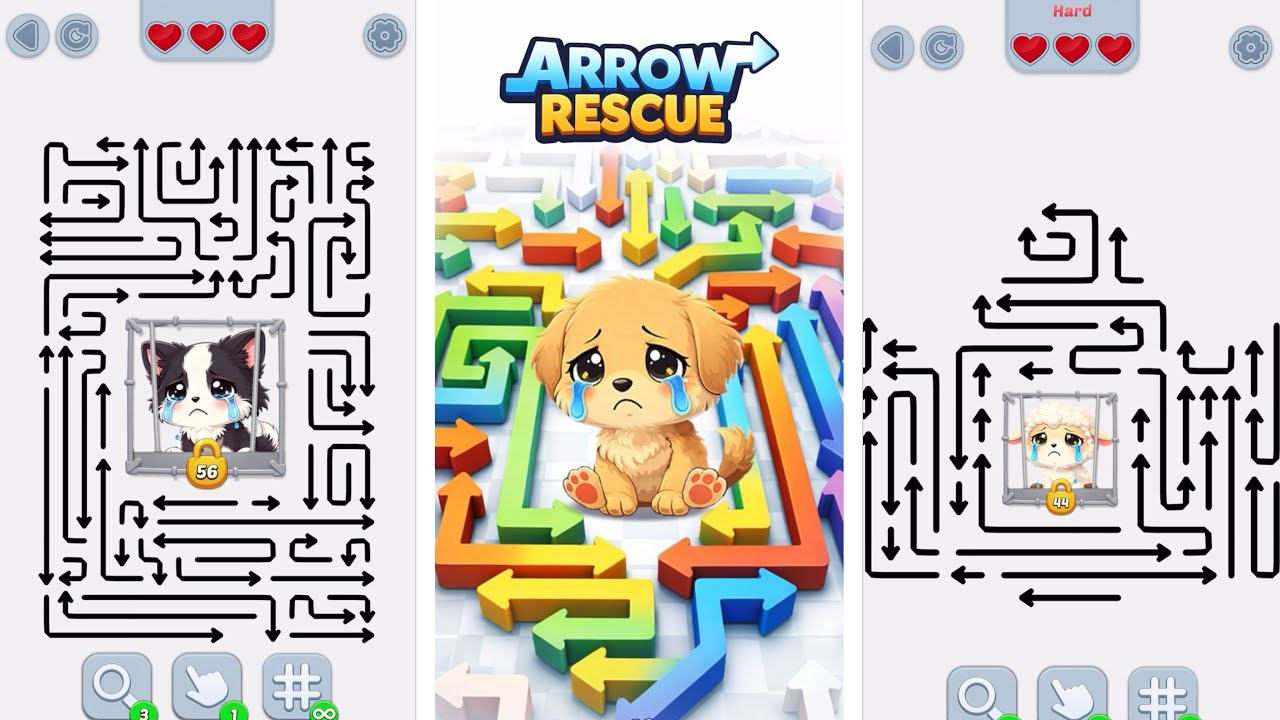 Arrow Rescue: Save the Animal Gameplay Levels 21-40 - YouTube