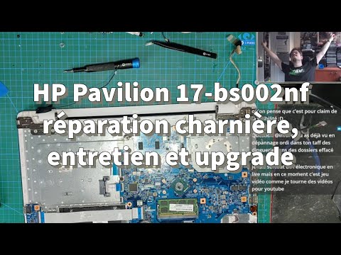 Cache Charnière Pour HP Pavilion 17-f184nf - Occasion, Testé Fonctionnel, Pièce De Rechange Originale HP