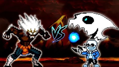 Son Goku DBS V7 OP (all form) VS Classic Sans V3 OP in Jump Force Mugen