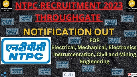 NTPC RECRUITMENT | NTPC EET RECRUITMENT | NTPC RECRUITMENT THROUGH GATE 2023 | PSU RECRUITMENT