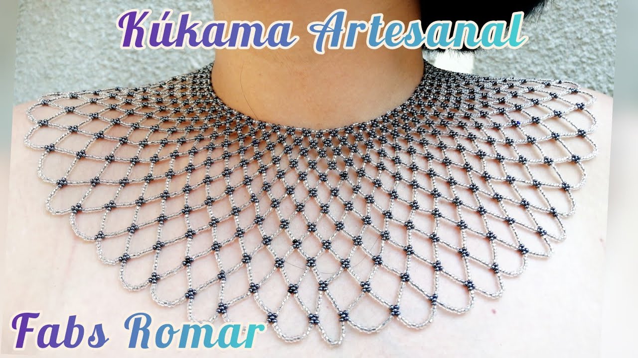 collar de chaquira en red ❤️❤️😍