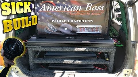 ALL AMERICAN BASS BUILD WALKAROUND AND DEMO