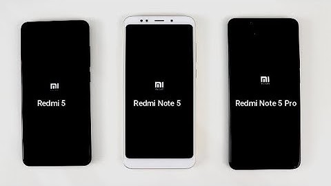 Redmi Note 5 Pro Vs Redmi Note 5 Vs Redmi 5 SpeedTest Comparison