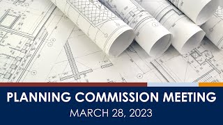 Cupertino Planning Commission Meeting - March 28, 2023