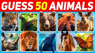 Guess 50 Animals | Easy, Medium, Hard, Impossible by Fluent Quiz 390 views 2 months ago 11 minutes, 8 seconds