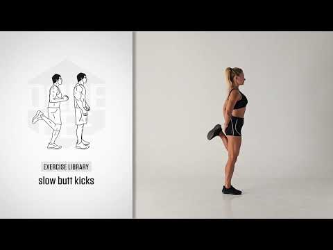 Exercise Library: Slow Butt Kicks