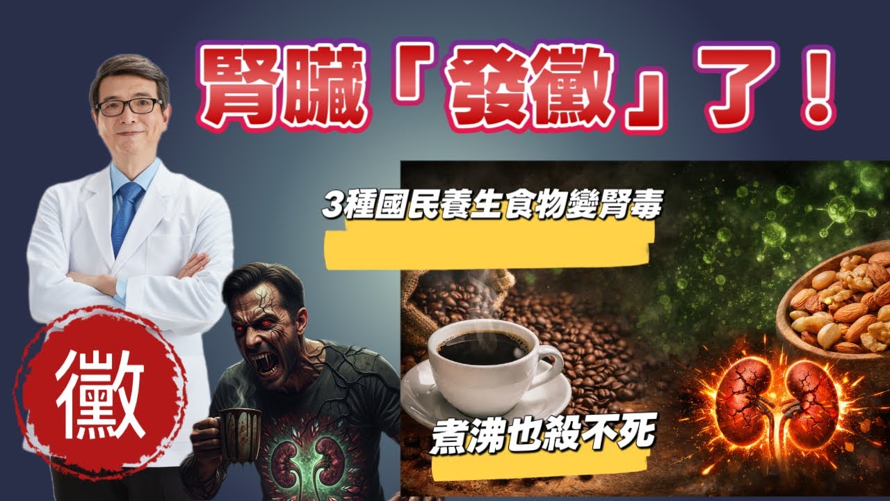 比止痛藥更傷腎！這3種「國民養生食物」竟藏隱形黴毒，再這樣喝咖啡，腎臟真的會發霉！