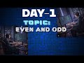 "Even And Odd Condition In C In Telugu" DAY-1 of problem solving in C.