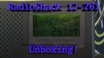 Unboxing/Setup of the RadioShack 12-261 || 01/03/2023