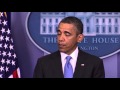 President Obama Comments On Syria 