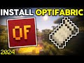 How to Download and Install OptiFabric for Minecraft!