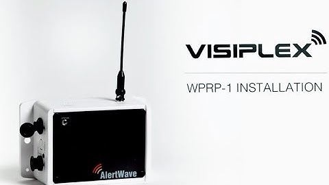 Visiplex WPRP-1 Compact Paging Repeater Installation