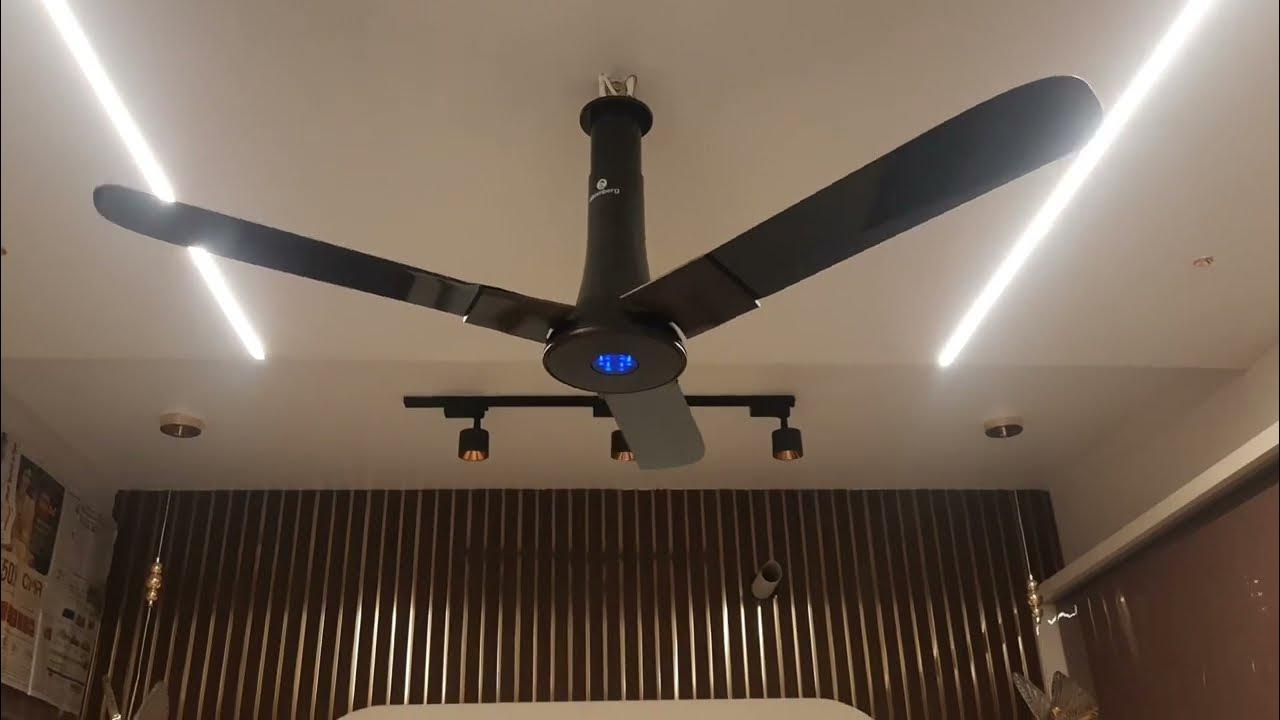 ATOMBERG WHY NOT SMART REMOTE CONTROLCEILING FAN UNBOXING & INSTALLATION YouTube
