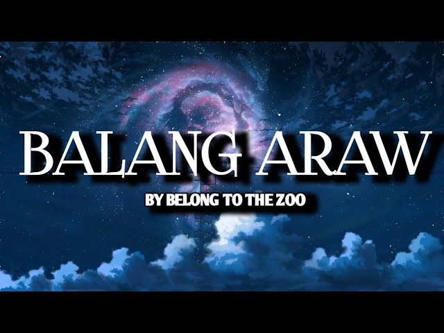 Balang Araw by I Belong To The Zoo | Lyrics and Guitar Chords(Easy chords)