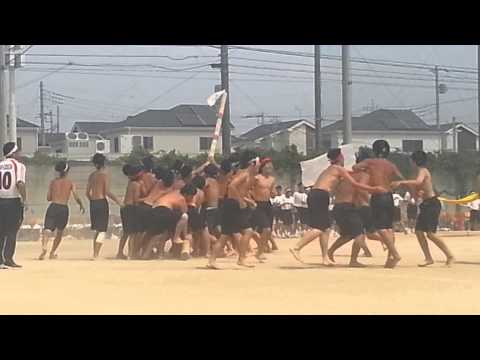 古ヶ崎中学校・体育祭・棒倒し